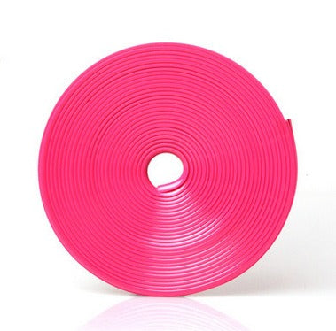 Car Wheel Hub Anti-Collision Decorative Strip - TPE, Multi-Color, Tire Protection Ring