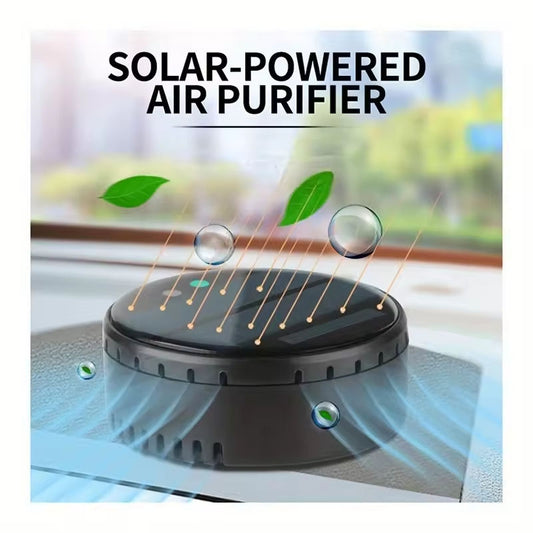 Solar-Powered Air Purifier - Negative Ion, Formaldehyde & Odor Removal, Microcomputer Smart Control