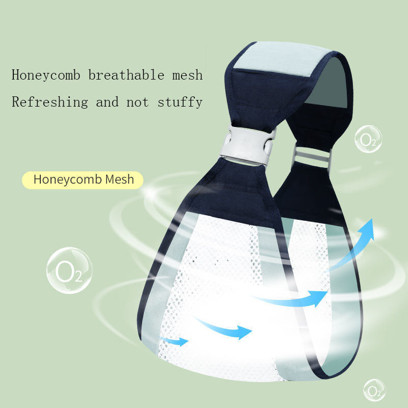 Simple Breathable Baby Carrier - Multifunctional, Adjustable for 0-36 Months, Multiple Fabrics & Colors