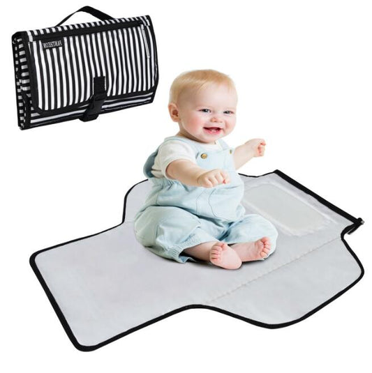 Foldable Baby Changing Mat - Portable Waterproof Travel Changing Pad, 102x56 cm