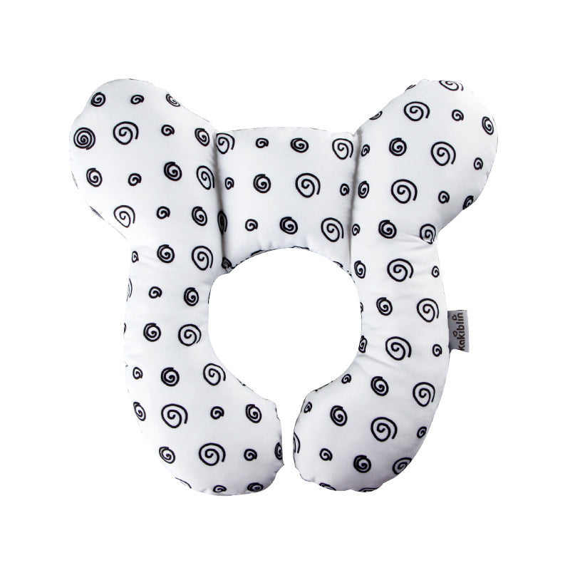 U-Shaped Baby Head & Neck Protection Pillow - Stroller, Car Seat & Sleep Support, Multiple Patterns