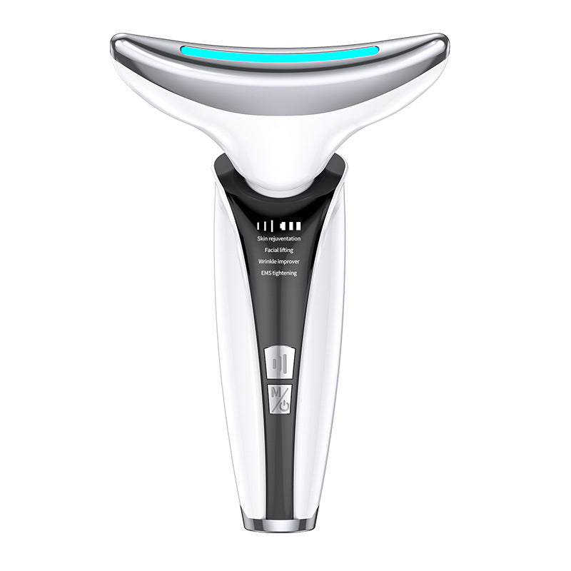 LED Photon Neck & Face Lifting Massager - Skin Rejuvenation, Wrinkle Remover, USB Rechargeable, Anti-Aging