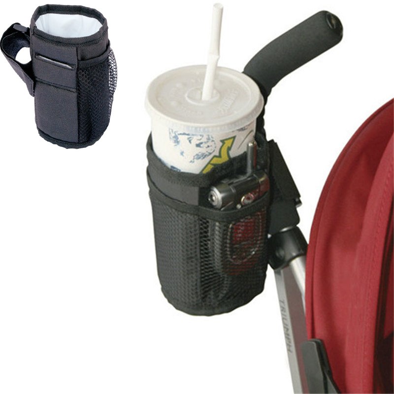 Universal Waterproof Stroller Cup Holder - Drink & Bottle Bag for Stroller, Bike, and Pram