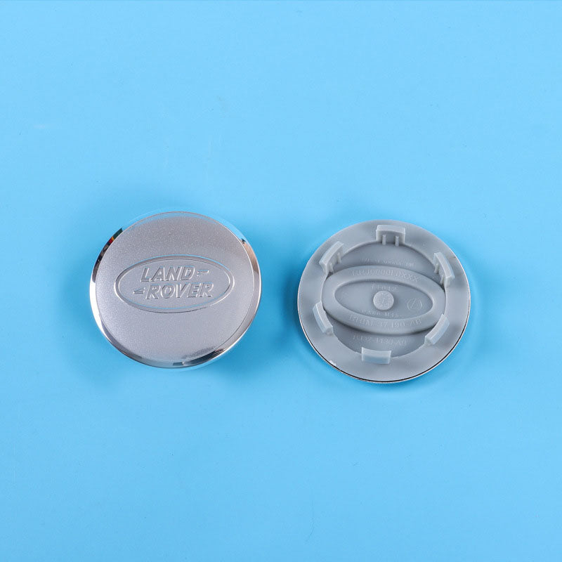 Land Rover 62mm Wheel Hub Center Covers - ABS + High Gloss Aluminum, Multiple Models