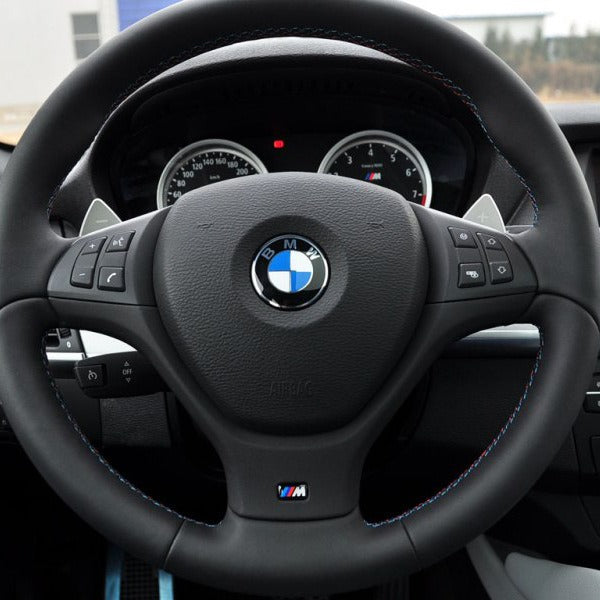 BMW Steering Wheel & Hub Decoration Sticker - 3D Aluminum, Adhesive