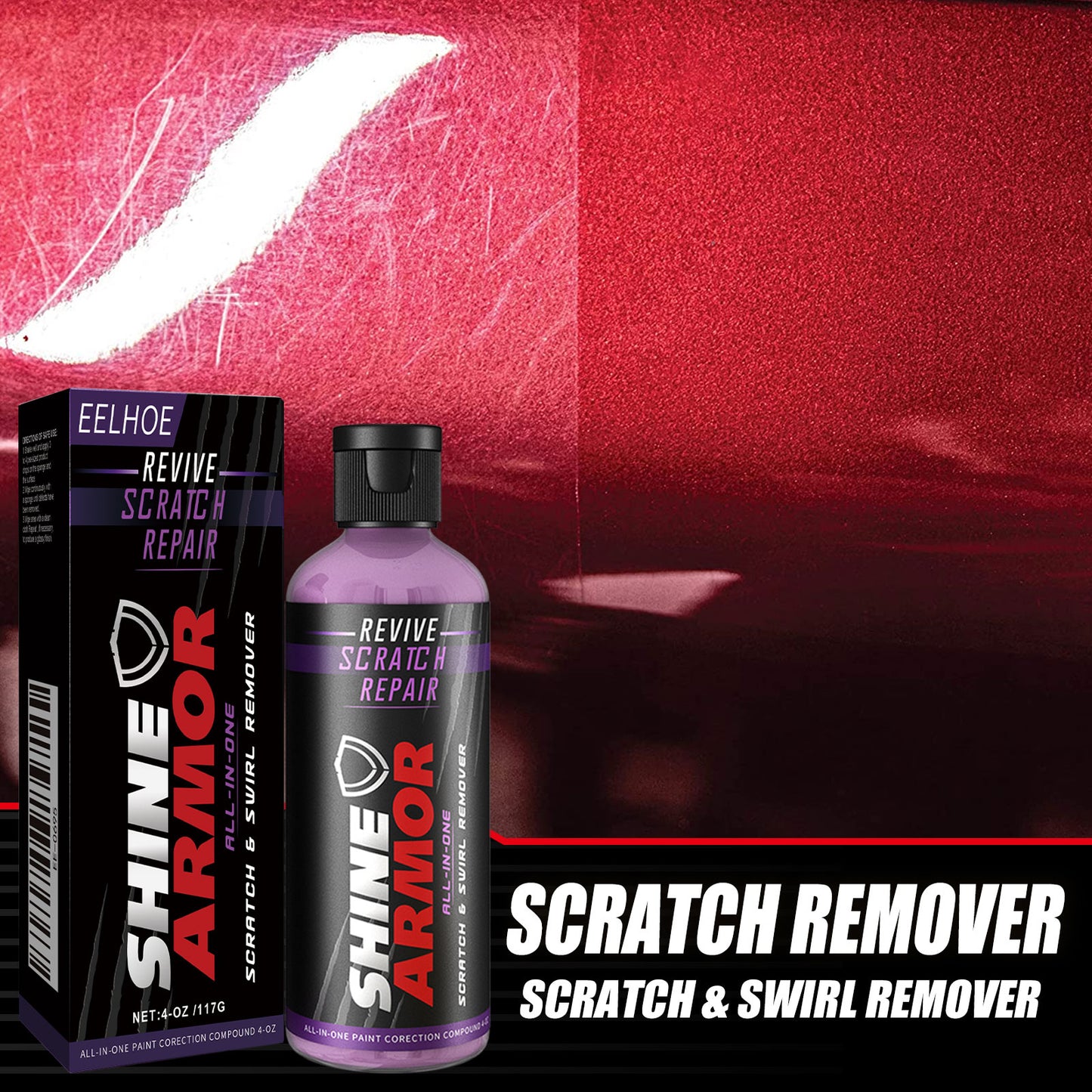 Automotive Scratch-Free Repair Liquid - Blemish Removal, Beauty Polish, Surfactant