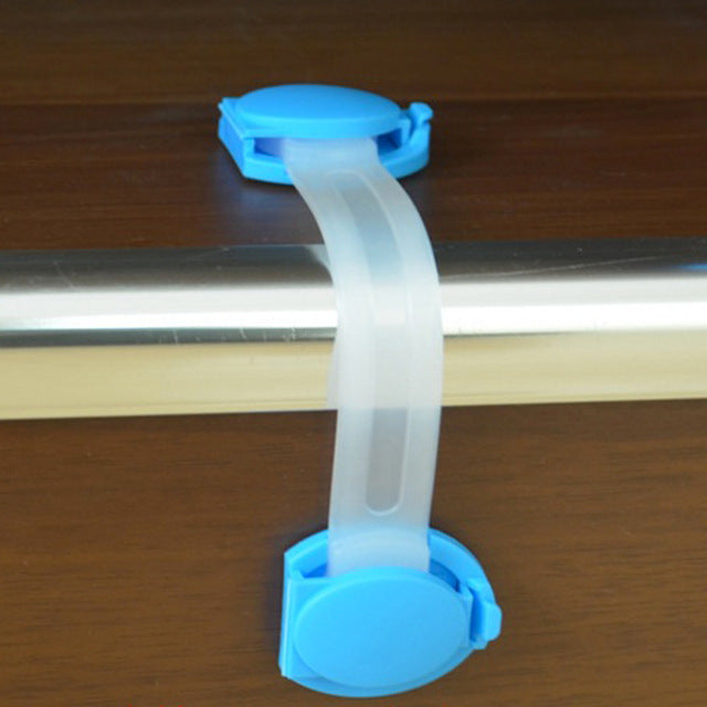 Child Safety Cabinet Locks - 10-Pack Plastic Drawer & Door Protection