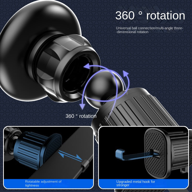 Magnetic Car Phone Holder – Air Vent Clip - Strong Magnetic, Anti-Shake, Universal Fit