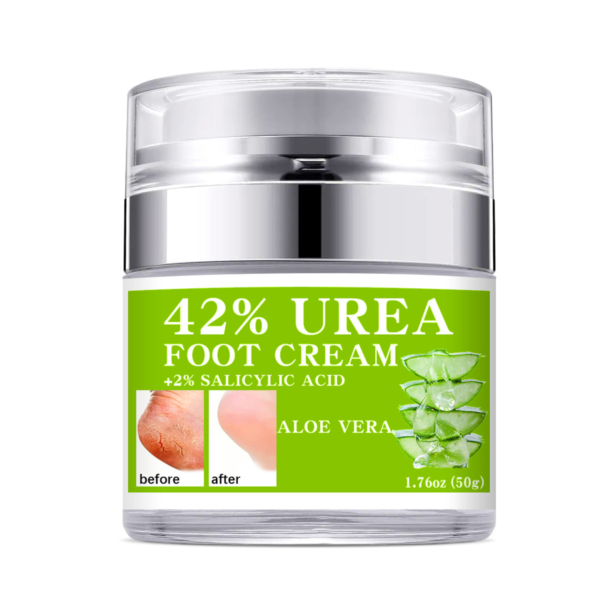 42% Urea Hand & Foot Cream - Intensive Moisturizing Body Lotion, Hydrating Care for Dry & Cracked Skin