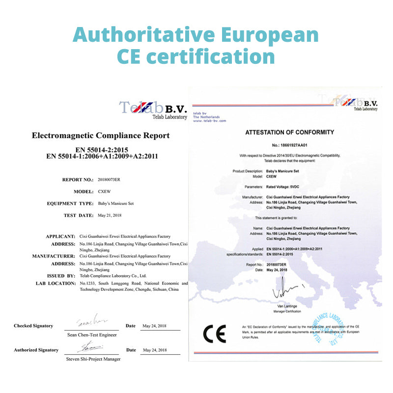 Electric Baby Nail Trimmer - USB Rechargeable, Stepless Speed, Multi-Stage Safe Manicure Kit