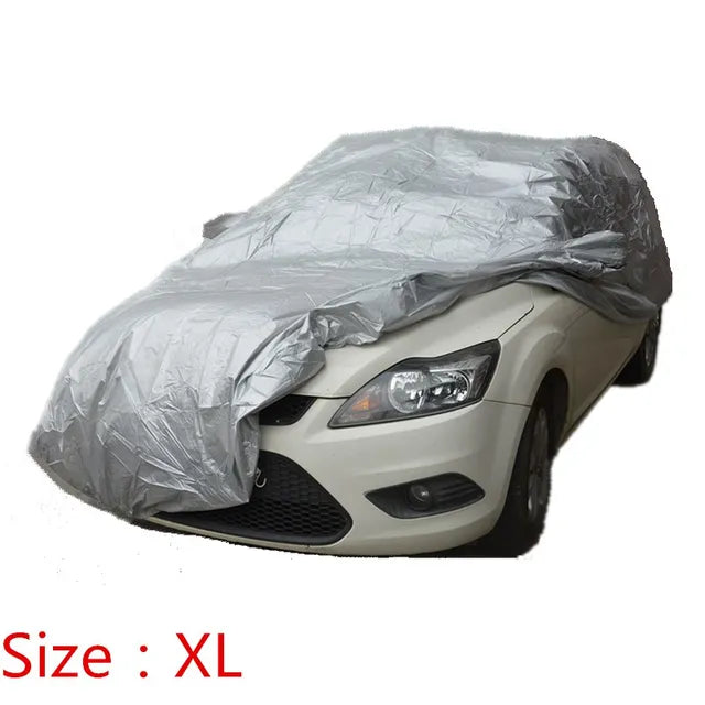 Full All-Weather Car Cover for Sedan & SUV — UV, Snow & Rain Protection (Sizes S-XL)