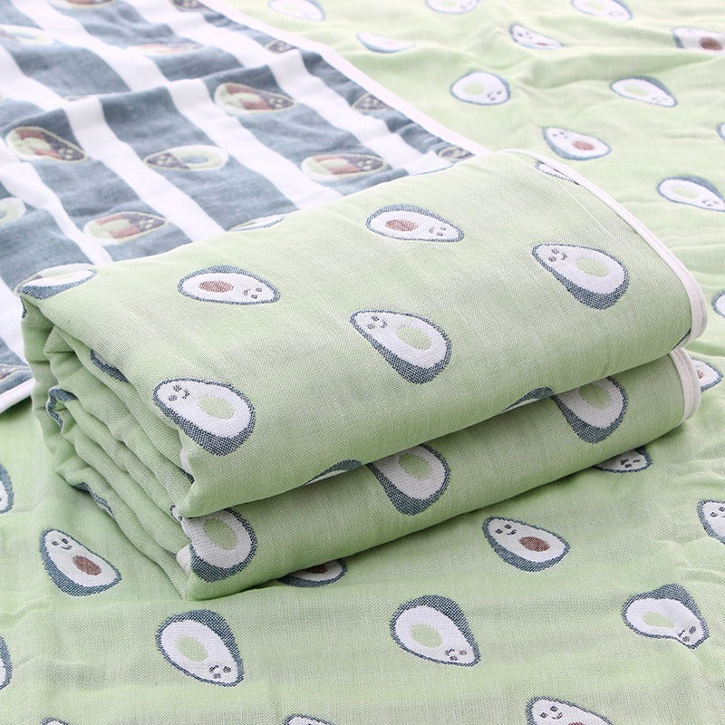Six-Layer Gauze Baby Bath Towel & Blanket - Ultra-Absorbent, Soft, Multiple Patterns