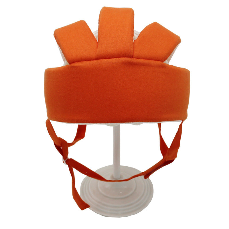 Baby Cotton Walking Safety Helmet - Lightweight Crash Cap, Adjustable 43–60cm, Multiple Patterns