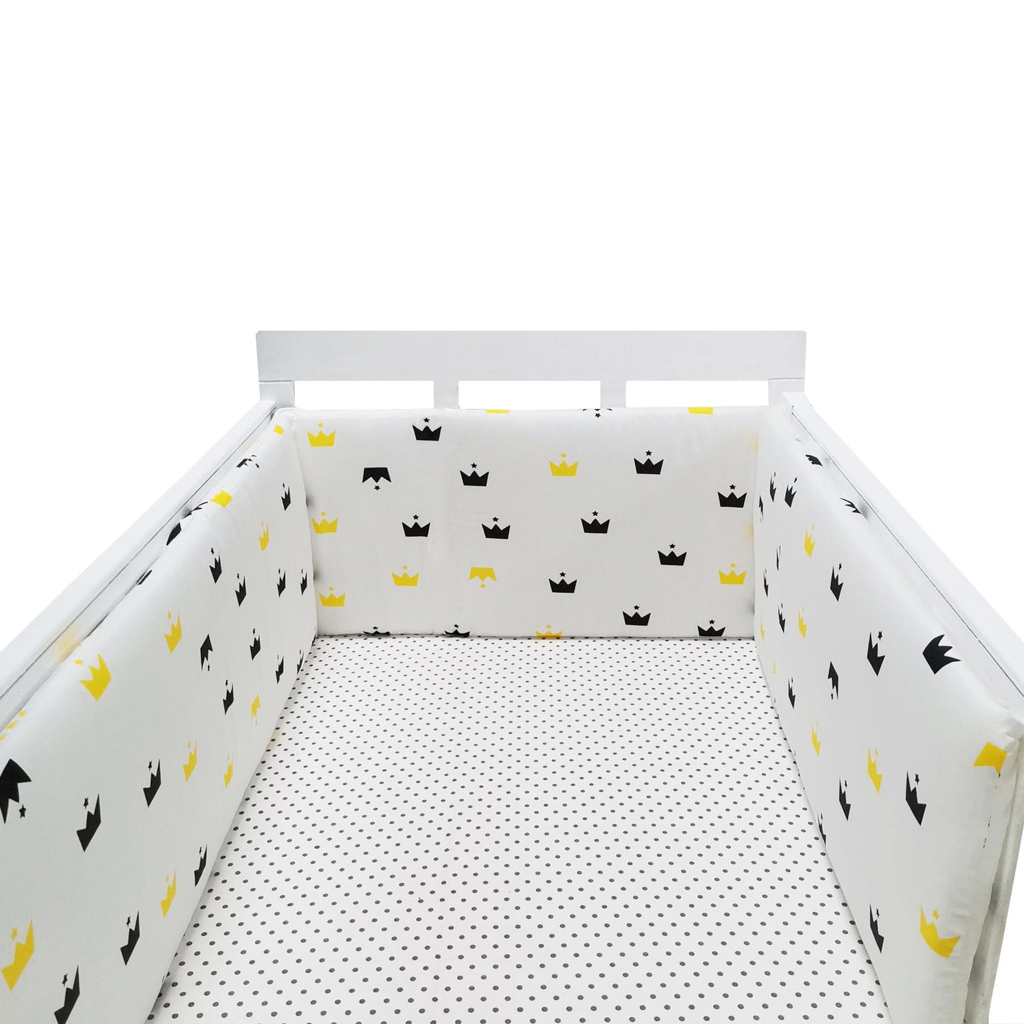 Cotton Baby Bed Protective Fence - Four-Season Anti-Fall Barrier, Multiple Patterns