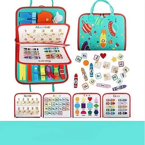 Handheld Felt Early Learning Board - Montessori Puzzle Educational Toy