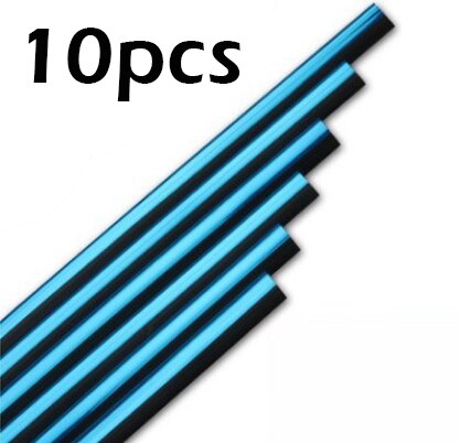 10pcs Plated Air Outlet Trim Strips - Car Interior Air Vent, Grille, Switch Rim Decoration