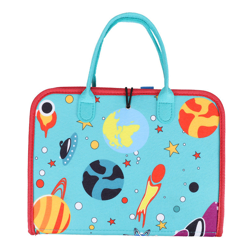 Handheld Felt Early Learning Board - Montessori Puzzle Educational Toy