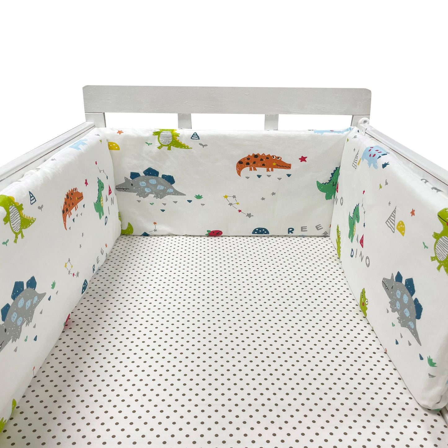 Cotton Baby Bed Protective Fence - Four-Season Anti-Fall Barrier, Multiple Patterns