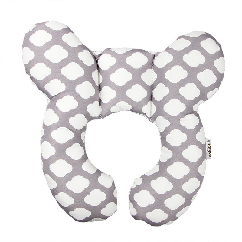 U-Shaped Baby Head & Neck Protection Pillow - Stroller, Car Seat & Sleep Support, Multiple Patterns