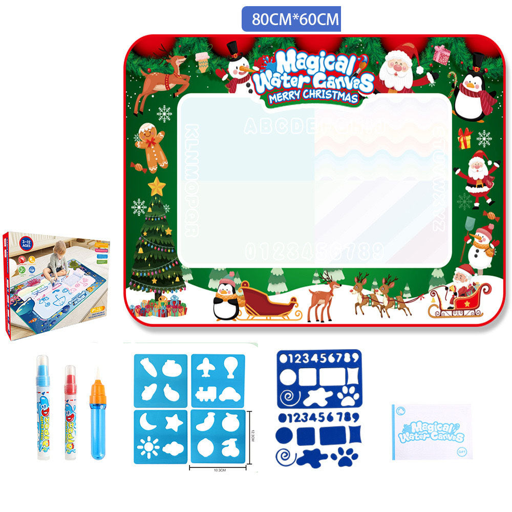 Reusable Water Doodle Mat - Magic Drawing Board for Kids, Washable Fabric, Multiple Themes & Sizes