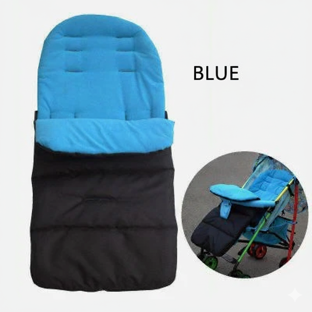 Baby Stroller Footmuff - Warm Sleep Bag & Car Seat Mat for Winter and Autumn