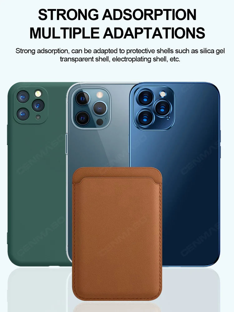 Magnetic Safe Magnetic Wallet Card Bag