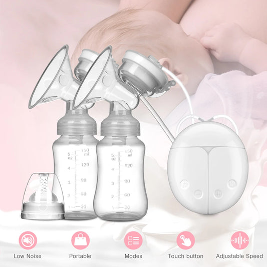 Electric Breast Pump - Unilateral & Bilateral, Manual Silicone & USB Powered, Breastfeeding Accessory