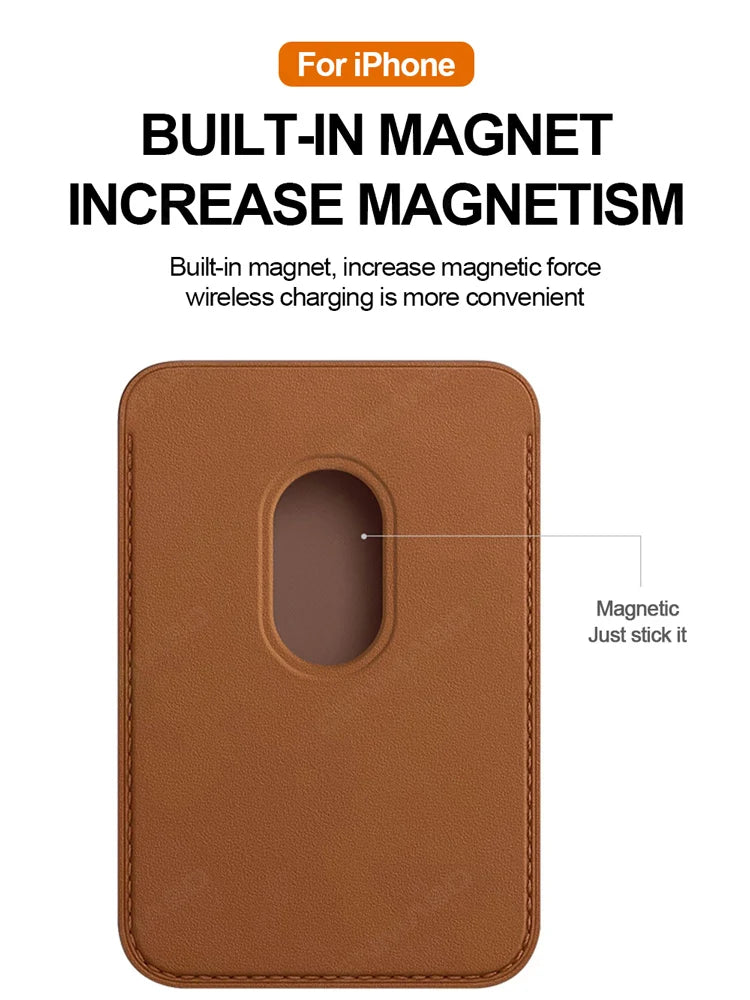 Magnetic Safe Magnetic Wallet Card Bag