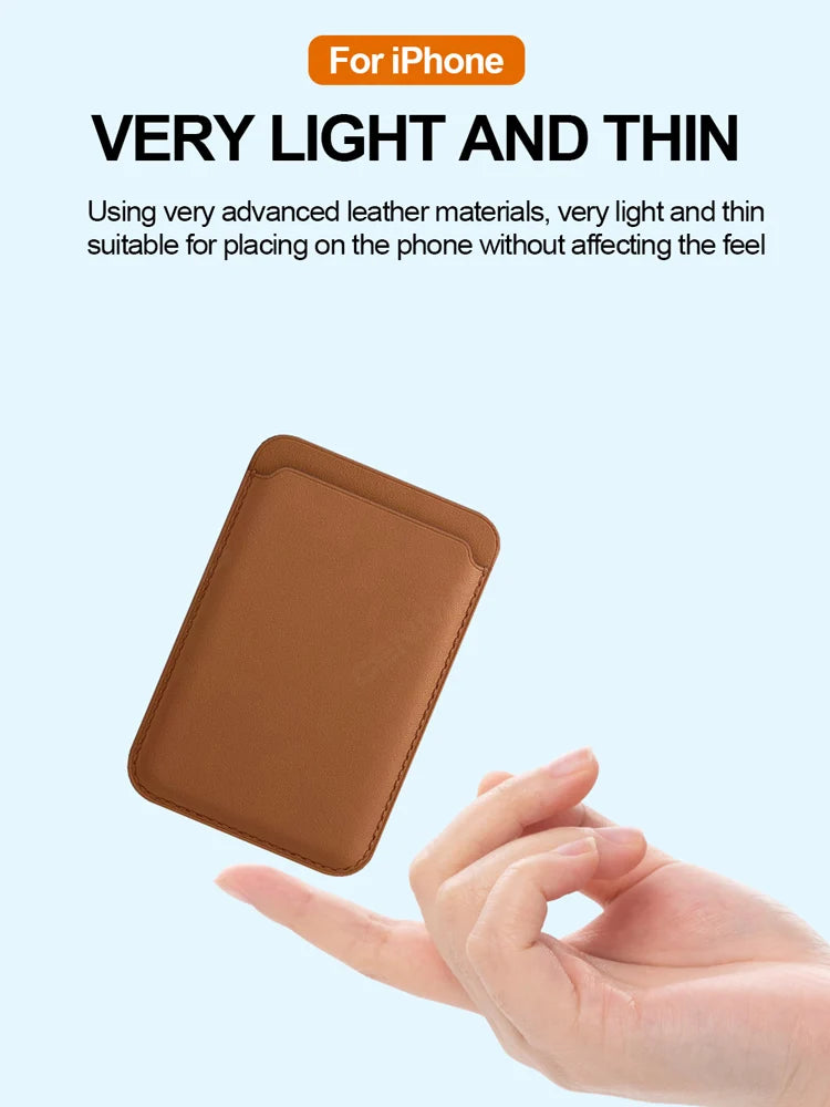 Magnetic Safe Magnetic Wallet Card Bag