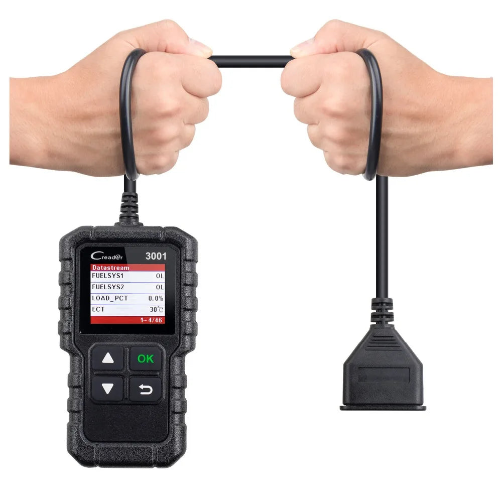LAUNCH CReader 3001 - Full OBD2/OBDII Car Diagnostic Code Reader, Professional Scan Tool